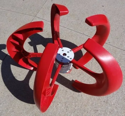 Домашняя энергия 200 Вт 12/24 в вертикальный ветрогенератор Китайская Красная