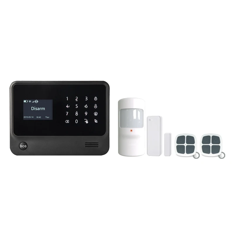 433mzh Wi Fi беспроводная GSM SMS домашняя система охранной сигнализации IOS Android контроль