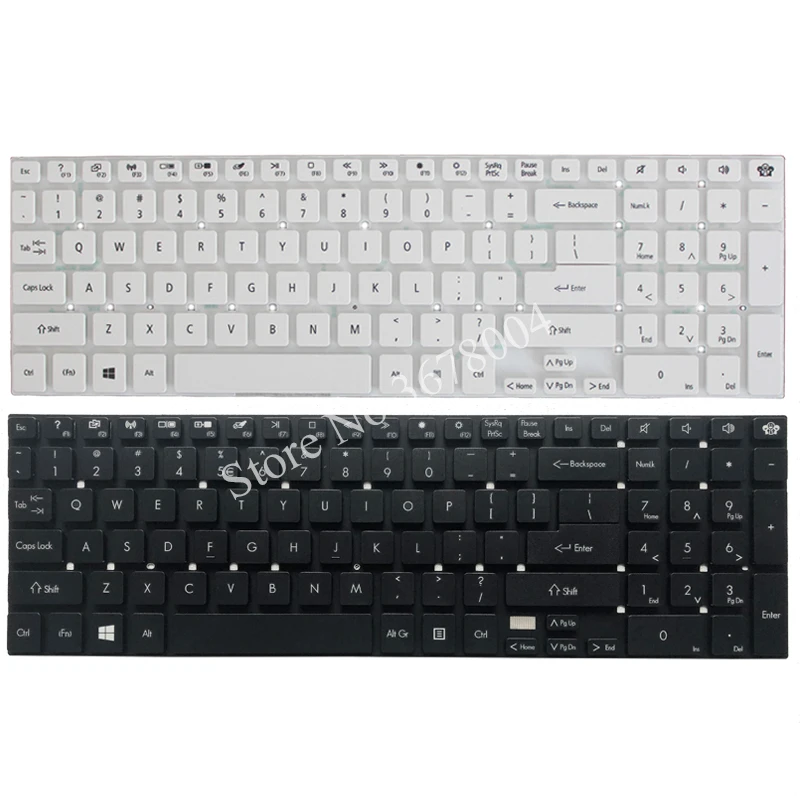 Новая английская клавиатура для шлюза NV52L NV56R NV75S NV55 NV55S NV57H NV56 NV57 NV77 NV77H US