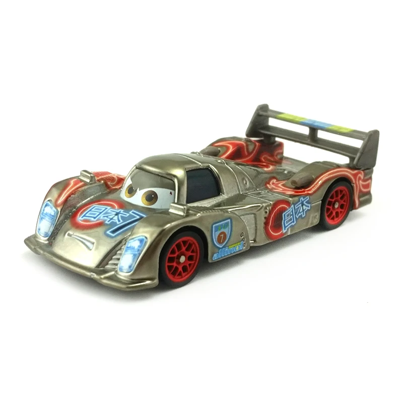 Disney Pixar Cars 2 неоновые ракеры Shu Todoroki металлический литой под давлением игрушечный