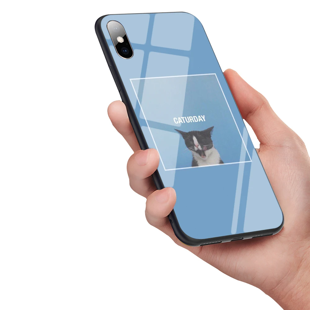 Lavaza Lock Screen Aesthetic Tempered Glass Soft Cover for iPhone 6 6S 7 8 Plus 5 5S SE XR X XS 11 Pro MAX Case | Мобильные телефоны