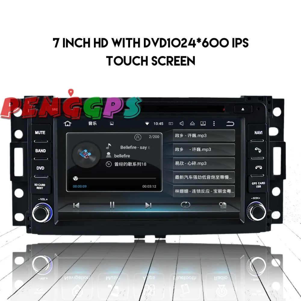 Android 8 0 7 1 автомобильный Радио dvd плеер головное устройство gps для Hummer H2 2006 2007 2008 2009