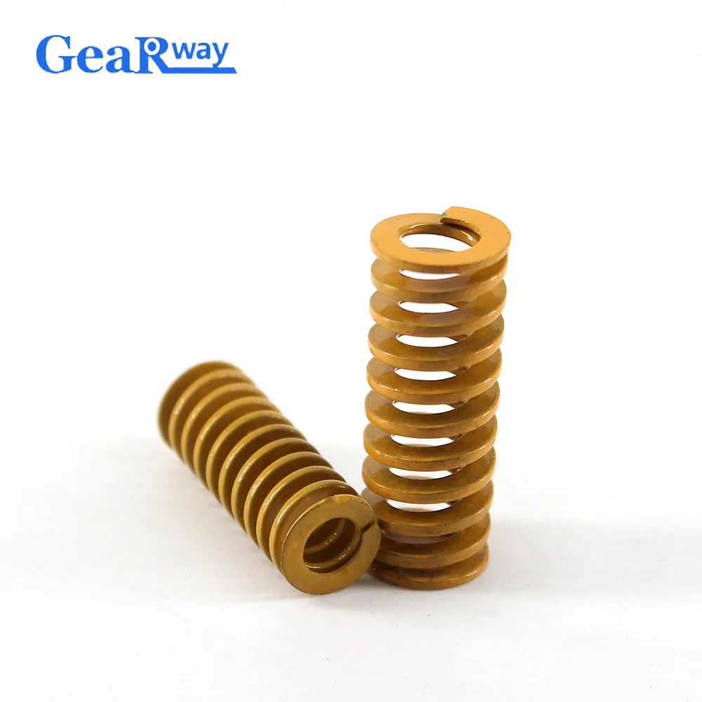Gearway 4 шт. желтая пружина с легкой загрузкой TF10x20/10x2 5/10x5 0/10x55 мм|Пружины| |