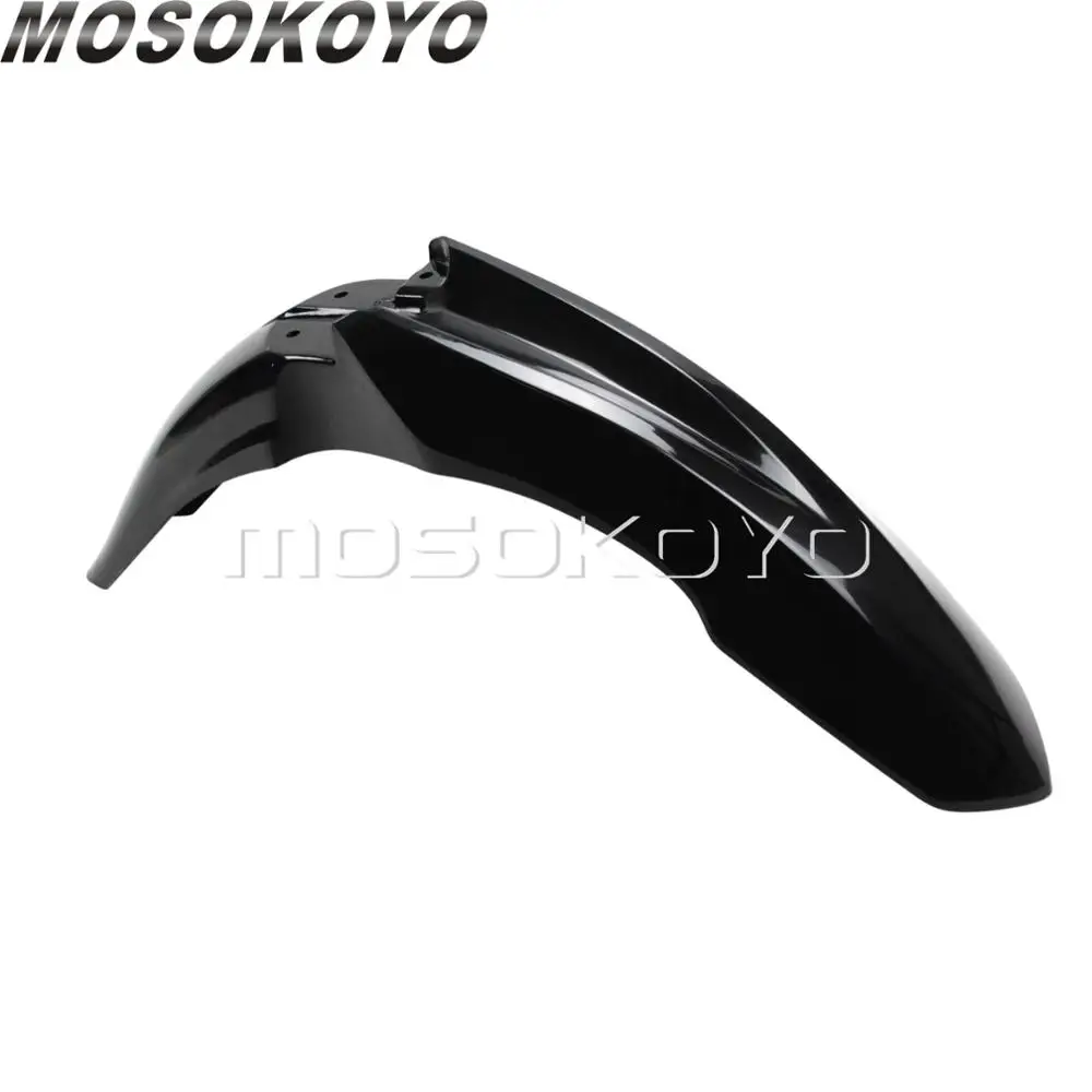 Black Красное переднее крыло для мотокросса для Honda CRF250R CRF450R CRF 250R 450R 2009-2013 переднее крыло - Цвет: Black