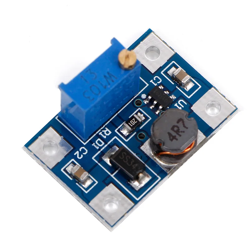 

Hot DC-DC 2-24V to 2-28V 2A SX1308 Adjustable Power Module Step Up Boost Converter