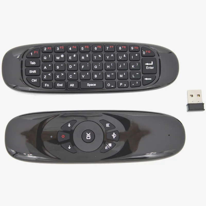T10 C120 клавиатура для игр гироскоп Fly Air Мышь Android пульта Перезаряжаемые гироскоп от Мышь Smart Tv мини ПК