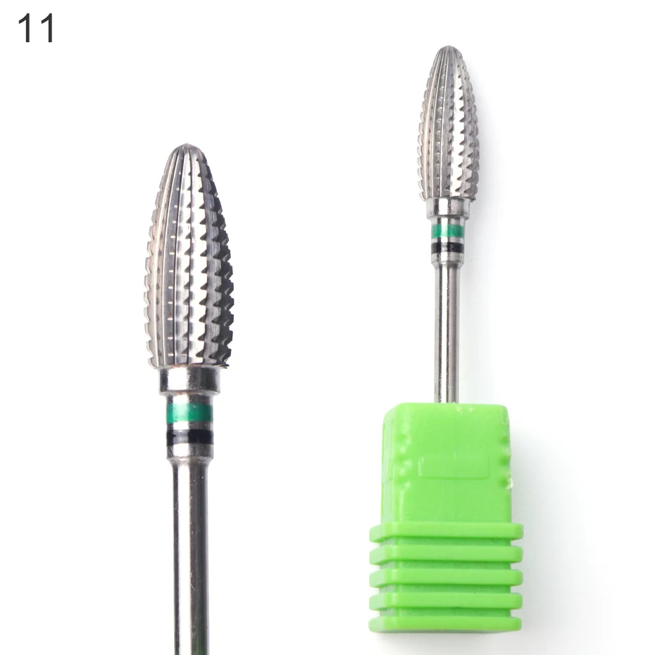 1pcs Cutter For Manicure Tungsten Carbide Burrs Nail Drill Bits Milling Machine Electric Rotary Nail Drill Accessories JI1014 - Цвет: 11