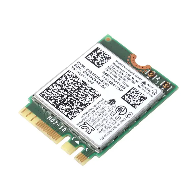 NoEnName_Null беспроводная Wi Fi карта с двумя диапазонами 04X6008 7260NGW AN Bluetooth 4 0 для Lenovo ThinkPad