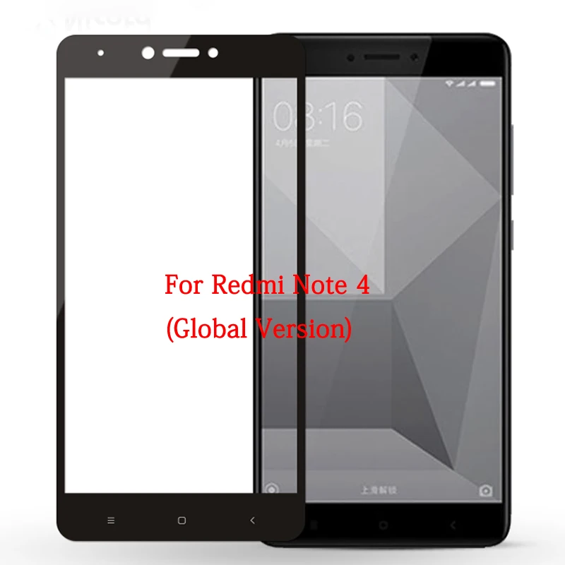Горячая продажа полное покрытие из закаленного стекла для Xiaomi Redmi 5A 4X Note 4