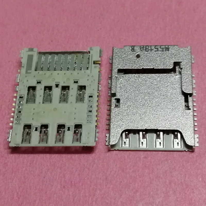 50 шт. разъем для считывания sim карт samsung Galaxy J3 pro J3PRO j3119 J3110 G3556D I9600 J320 G530 H|card reader slot|sim