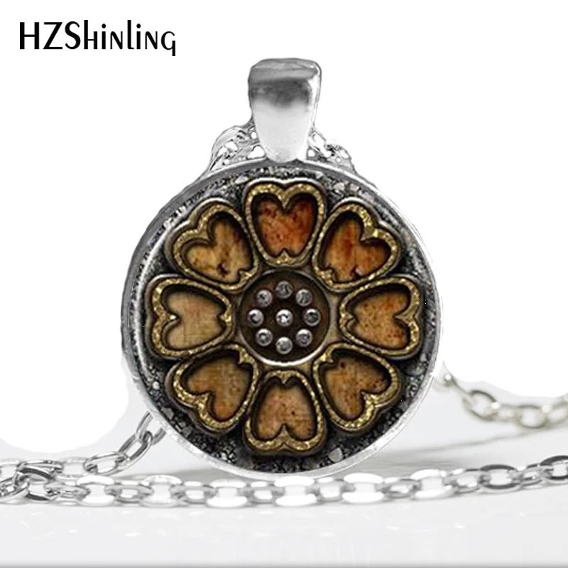 Стеклянная подвеска-Аватар HZ1 ожерелье с подвеской в виде кабошона из стекла