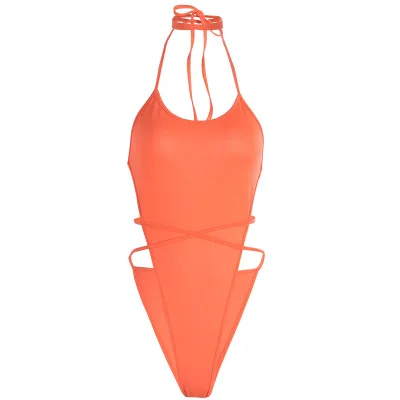 Sexy Women One-piece Summer Swimwear Female Push Up Beach Backless Monokini Bathing Bikini Beachwear Outfits | Спорт и развлечения