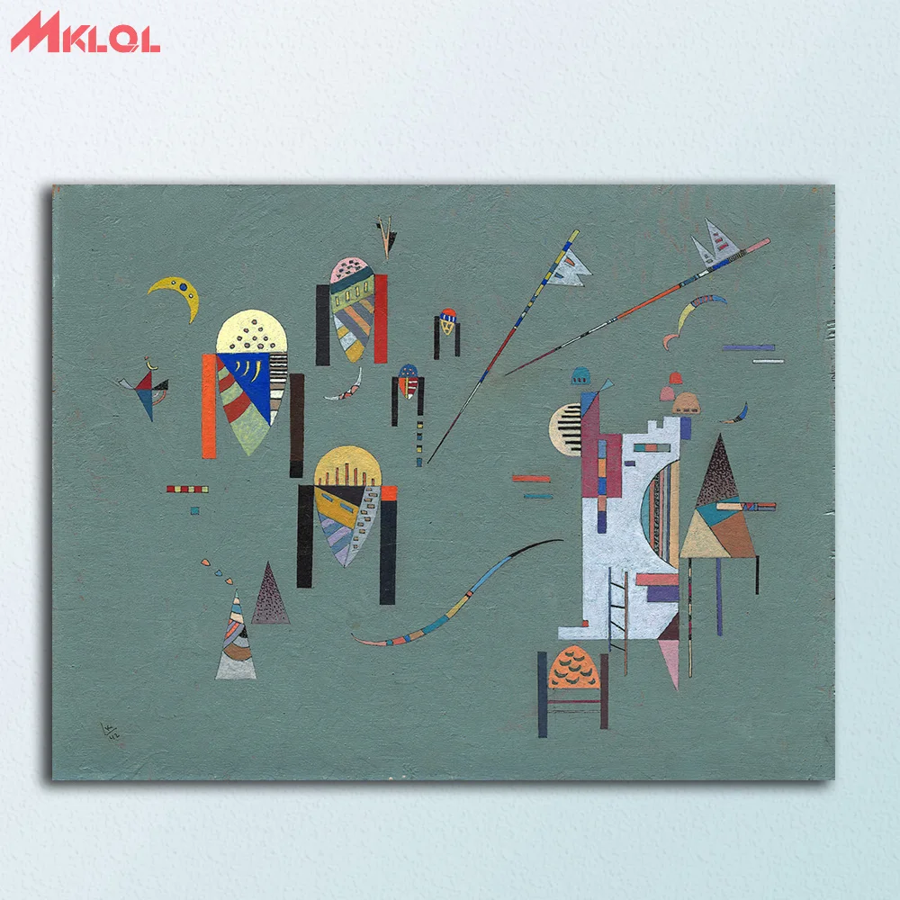

Vertical Accents by Wassily Kandinsky Canvas Painting For Living Room Home Decoration Oil Painting On Canvas Wall Painting