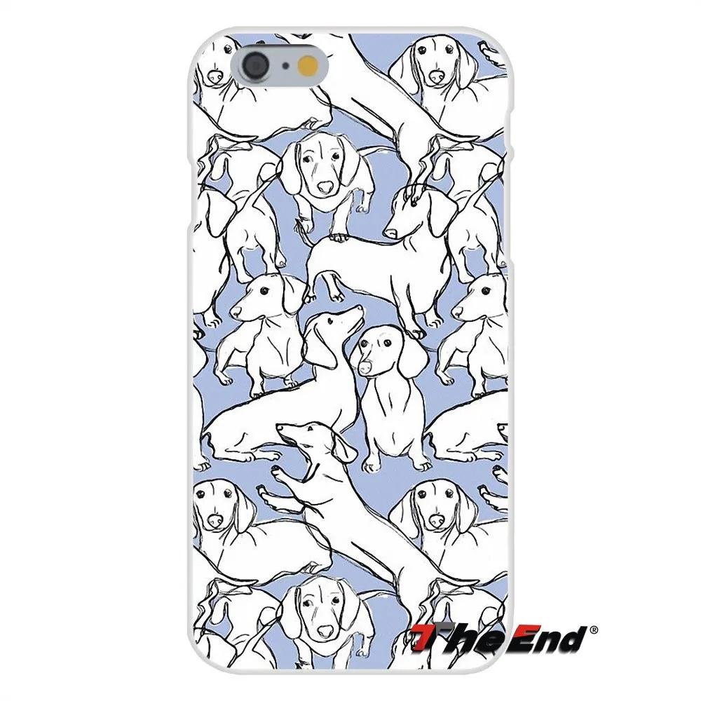 Силиконовый чехол для телефона Samsung Galaxy A3 A5 A7 J1 J2 J3 J5 J7 2015 2016 2017 Funny Dachshund Silhouette Dog