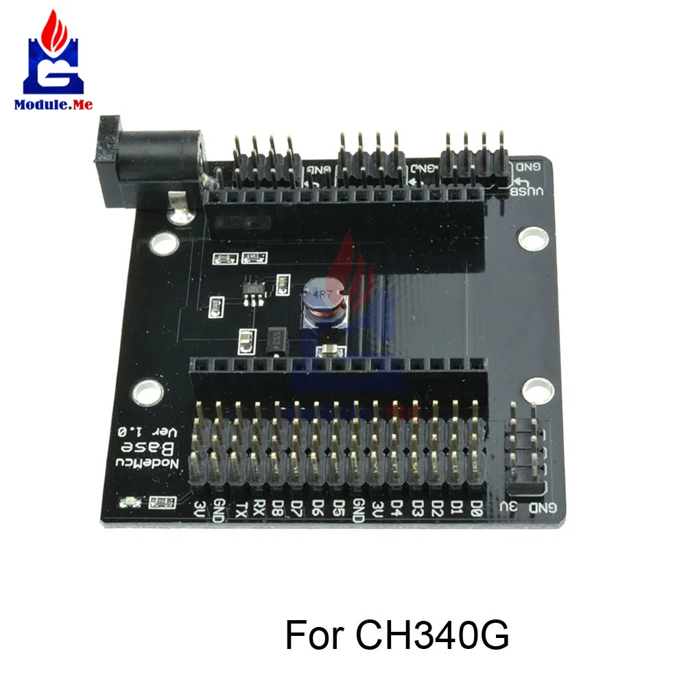 Base for CH340G ESP-12E Плата расширения Micro USB ESP8266 CP2102 L293D CH340G NodeMcu V2 V3 беспроводной wifi модуль макетная плата для Ardiuno - Цвет: Base for CH340G