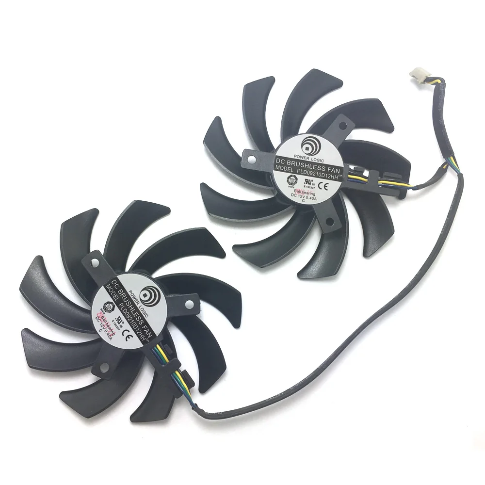 85 мм PLD09210D12HH охлаждающий вентилятор для графической карты Dataland R9 280X 380 270X 290X 370X