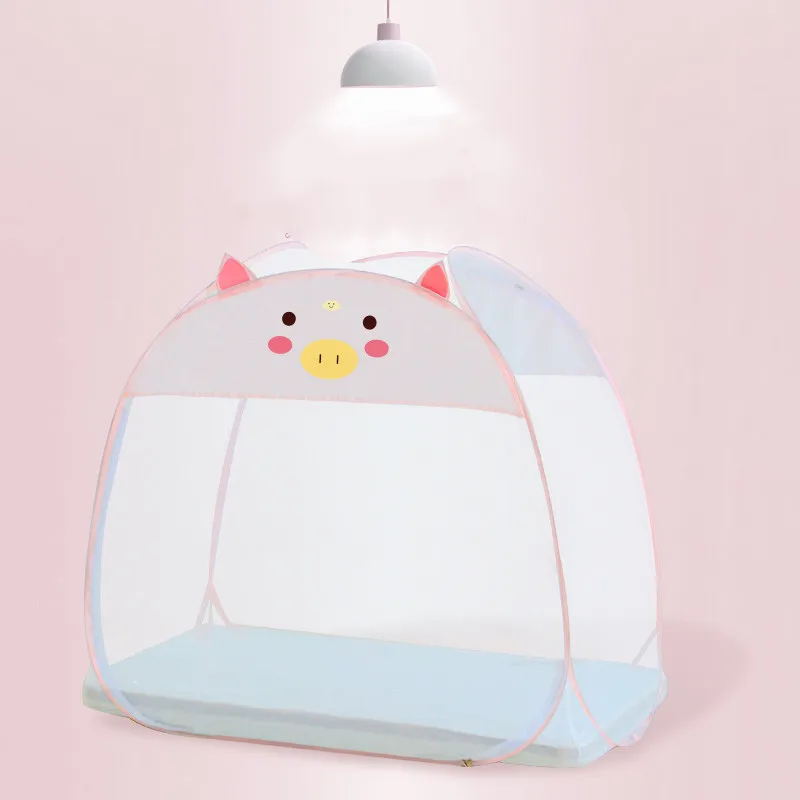 

Kids Ger Type Mosquito Net，Newborn baby crib net, Baby room decor ,Foldable Boys girls beds tent,portable baby bed decoration