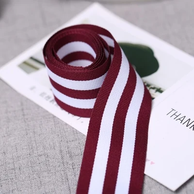 Kewgarden лента ручной работы 1/" 5/8" 16 мм 22 мм полоса Grosgrain ленты DIY лук серьги атласная лента аксессуары Riband 20 ярдов - Цвет: Бургундия