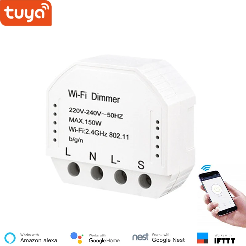 Умный диммер Tuya с Wi Fi 150 Вт Alexa Echo Google Home|Модули для умного дома| |