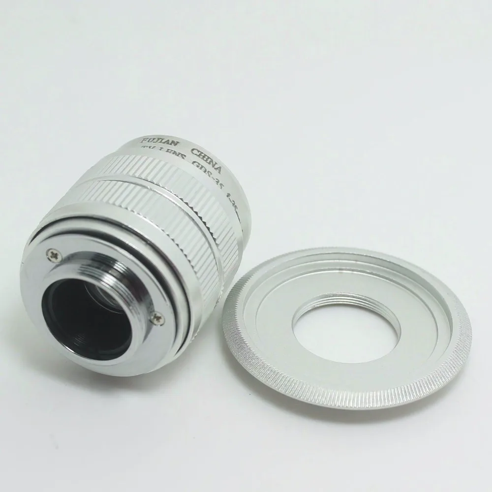 Фуцзянь 35 мм F1.7 CC TV фильмы объектив + C крепление к Sony E:NEX3 NEX-C3 NEX5 NEX5N NEX5R A6000 A6300 A6500 NEX5T