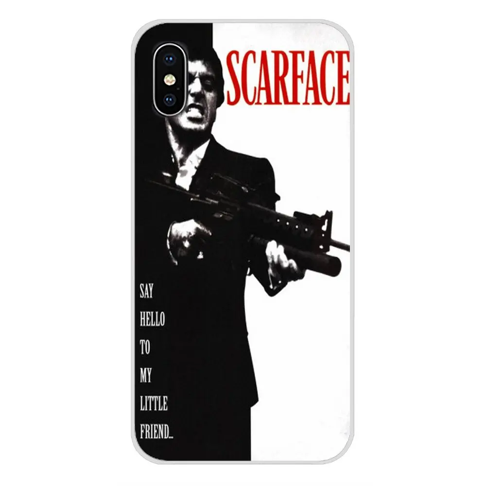 Scarface Godfather аксессуары чехлы для телефонов Чехлы Samsung Galaxy S3 S4 S5 Mini S6 S7 Edge S8 S9 S10 Lite Plus