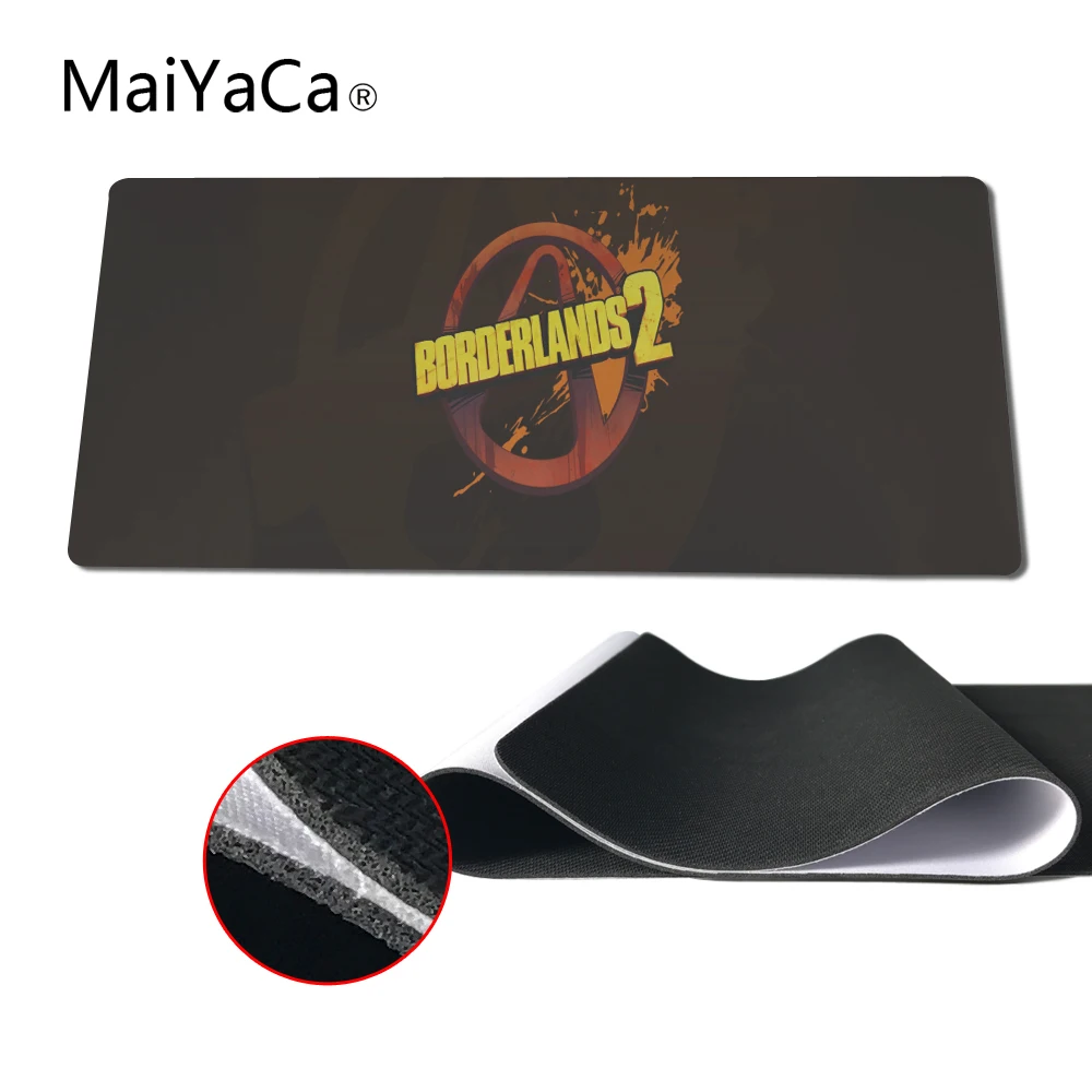 MaiYaCa Супер огромный большой коврик для мыши геймерские игровые коврики для мыши Коврик для клавиатуры borderland 2 размер: 30X60 см 30x70 см