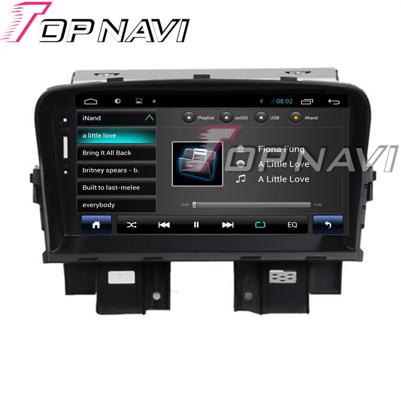 Topnavi 4 ядра Android 6,0 автомобильные ПК DVD плеер Радио для Chevrolet Cruze 2008 2009 2010 2011 стерео gps навигация 2G+ 32 ГБ
