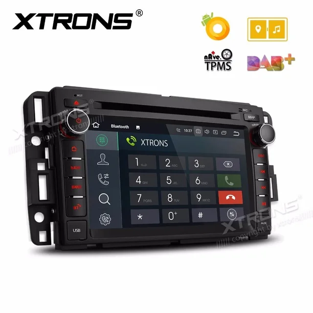 Автомобильный мультимедийный DVD-плеер 7 дюймов Android 8 0 GPS-радио для Buick анклава