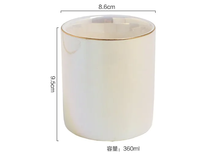 Жемчужная глазурь в скандинавском стиле для хранения косметических