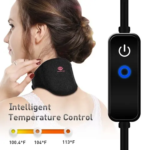 Графеновая обертка для шеи с подогревом регулируемой температурой и usb шнуром