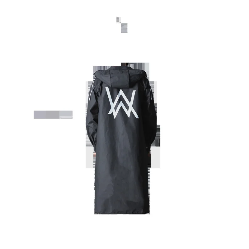 style 3 Eva Allen Walker, Модный Плащ, мужской, женский, черный, tide версия, плащ для взрослых, XL, альпинистский, длинный, секционный, дождевик - Цвет: style 3