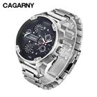 Наручные часы Мужские кварцевые из нержавеющей стали, армейские, повседневные, 2019