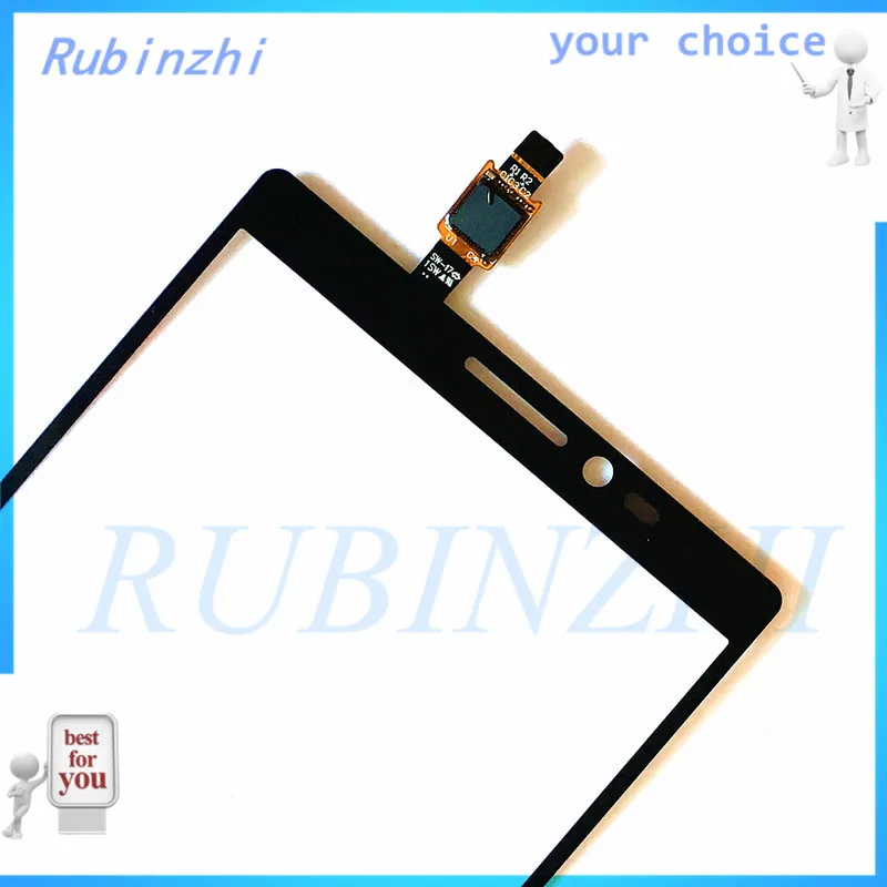 Rubinzhi дисплея + лента сенсорный экран для телефона lenovo vibe Z2 pro K920 Сенсорный