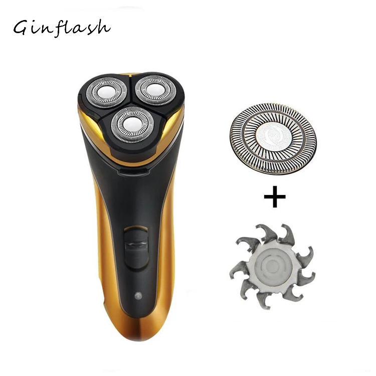 Original 4D Shaver grooming kit washable Electric Shaver Electric Razor For Men Rechargeable shaving machine with 3blades