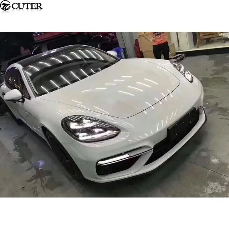 971 комплект кузова автомобиля PP передний бампер для Porsche 971 panamera turbo