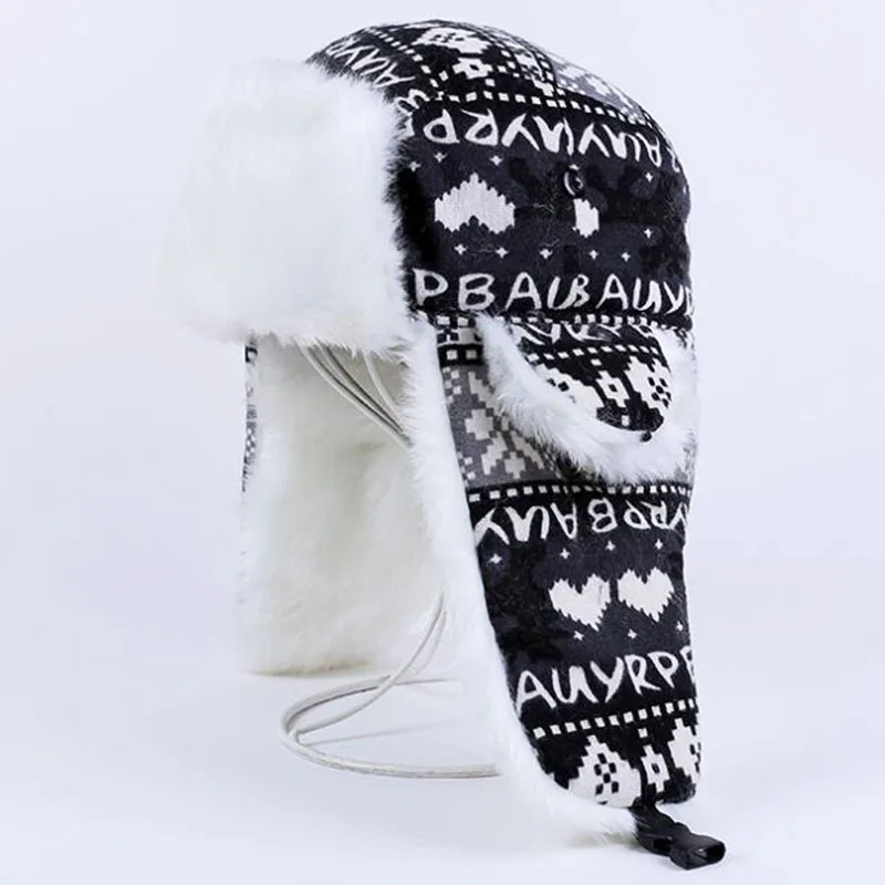 Бесплатная Доставка Леди Зима Бомбардировщик Hat Открытый Теплый Искусственного