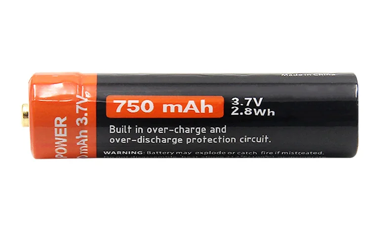 2 шт./лот doulepow DP-USB14500-750mAh 3.7Li-ion аккумуляторная батарея фактическая емкость USB DC-зарядка усовершенствованная Интеллектуальная батарея