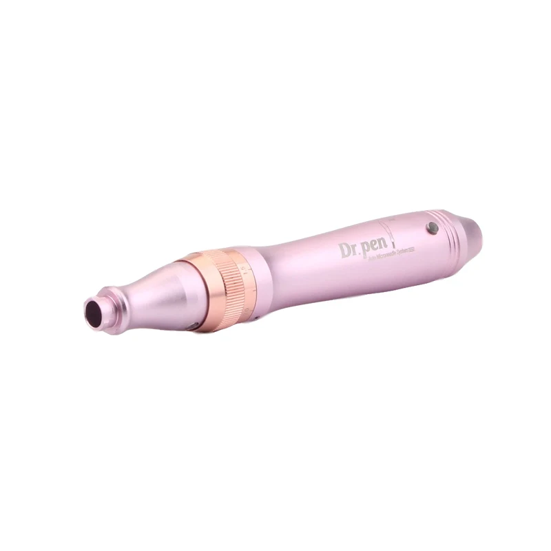 Ultima Dr. pen M7 фиолетовый 5 уровней Регулируемый микроиглы Электрический Дерма ручка с 2 шт. 12 pin