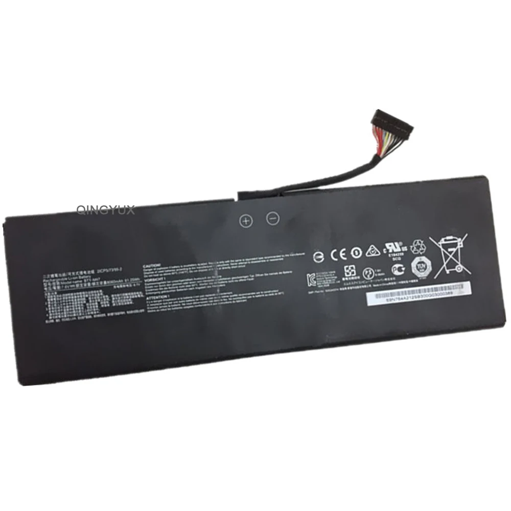 QINGYUX Новый 7 6 В 61.25Wh 8060 мАч BTY M47 Аккумулятор для ноутбука MSI GS40 GS43VR 6RE 6QE