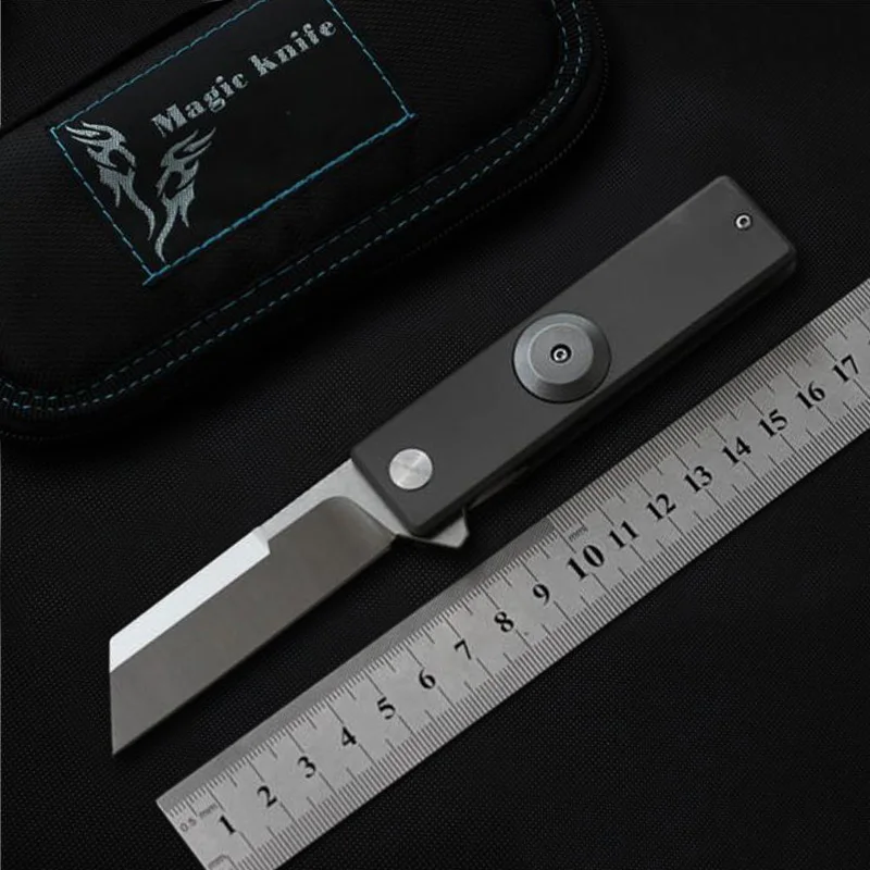 Наконечник гироскопа складной нож D2 лезвие Флиппер титановый сплав палец