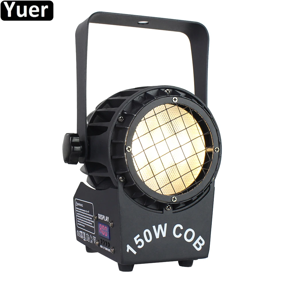 New Wedding Light 150WCOB Warm White/Cold White Color LED Par Light With Strobe DJ Disco Light For Party Club Bar Stage Lighting