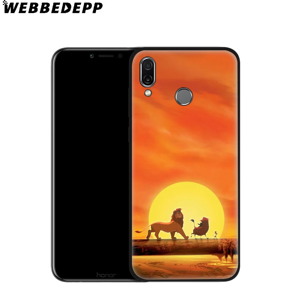 Мягкий чехол WEBBEDEPP Lion King для Huawei P8 P9 P10 P20 P30 Lite Pro P Smart Z Plus 2019 Y6 Prime 2018 2017 Mini |