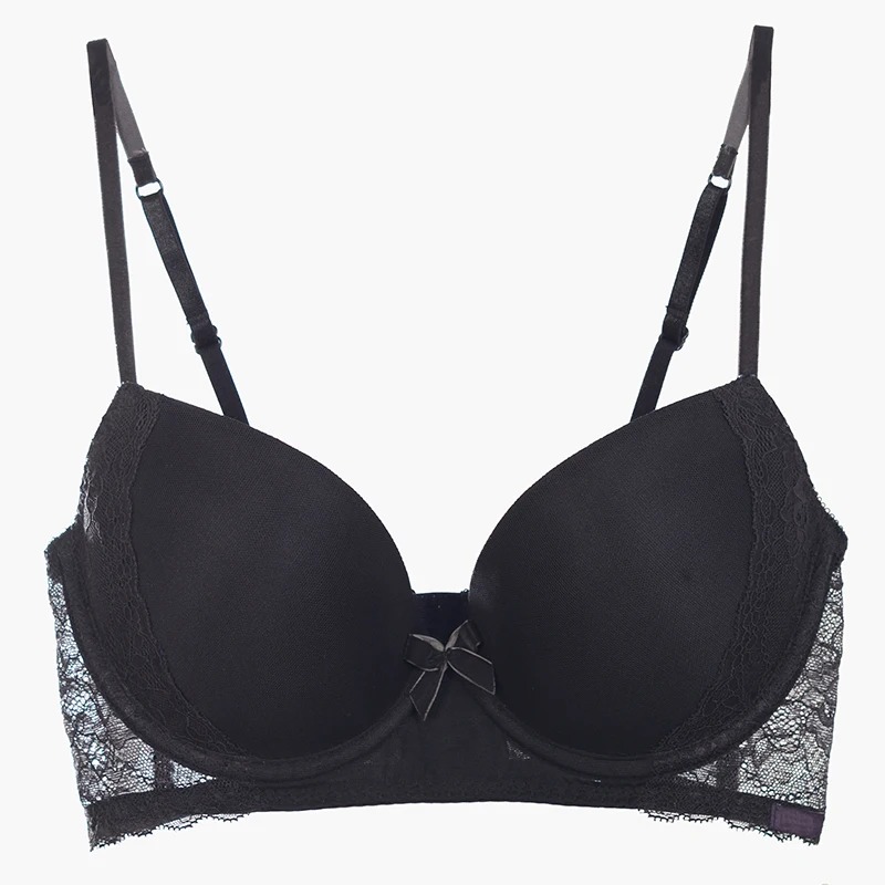 Прозрачный сексуальный кружевной бюстгальтер с вышивкой широкая сторона чем