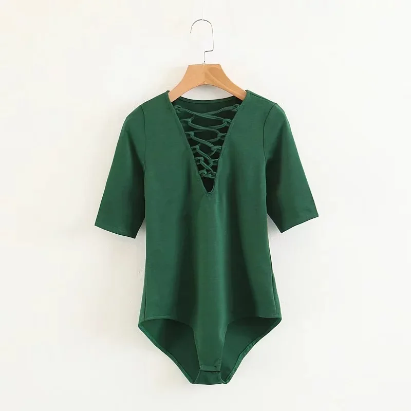 Облегающий Повседневный женский боди Летний комбинезон большого размера для