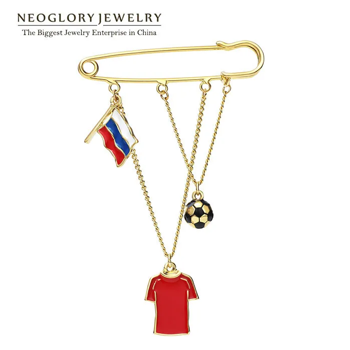 Neoglory 2020 светильник из цинкового сплава желтого золота Футбольная Спортивная