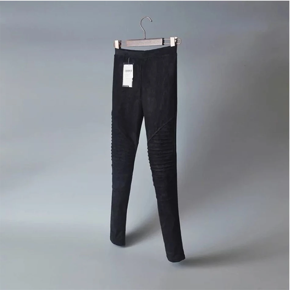 Осень теплая зима Леггинсы для женщин 2017 sportingse Брюки девочек упругие бедра Push Up