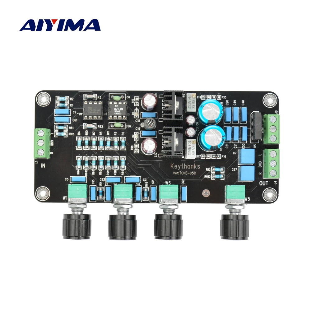 Aiyima Tone Board 2604 AD827 Fever усилитель предусилитель Регулятор громкости усилитель предусилителя тюнинг плата AC Dual 15-20 в