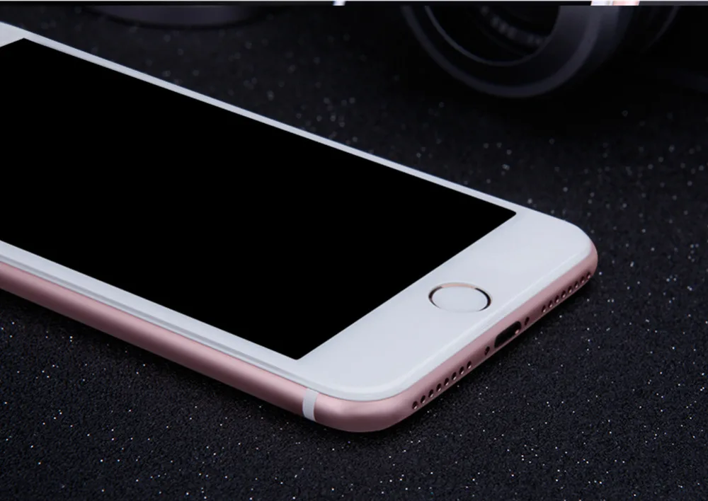 Чехол в подарок) для iphone 8 Защита экрана NILLKIN Amazing 3D CP + MAX полное покрытие