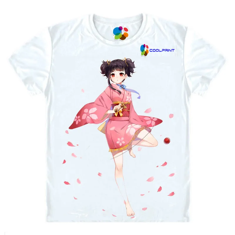 Аниме-рубашка Coolprint футболки кабанери Железной Крепости с коротким рукавом
