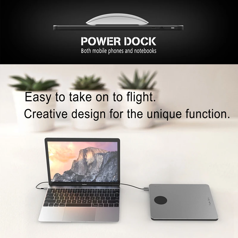 Коврик для мыши power Dock Беспроводное зарядное устройство мобильных телефонов
